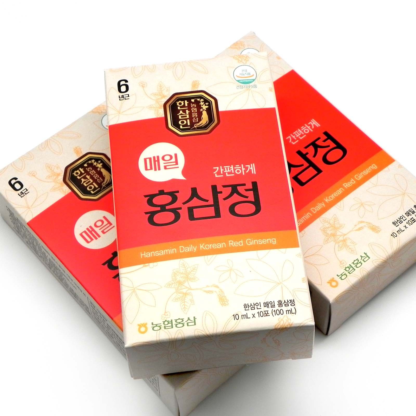 Hansamin Daily Korean 6 Years Root Red Ginseng Extract 30 Sticks