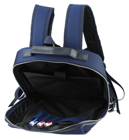 Navy Blue Hybrid Square Business Backpacks