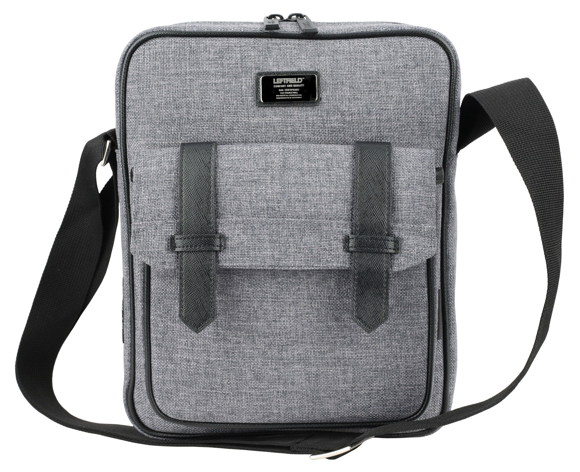 Gray Canvas Satchel Style Crossbody Bags