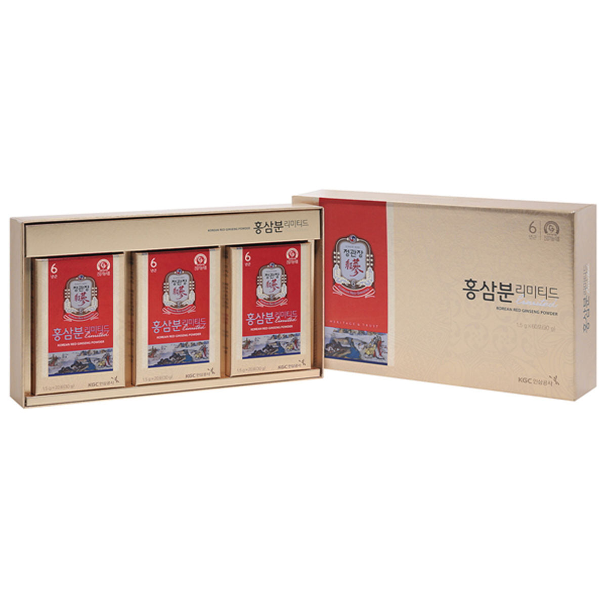 KGC Cheong Kwan Jang Red Ginseng Powder Limited Sets 1.5g x 60 Sticks