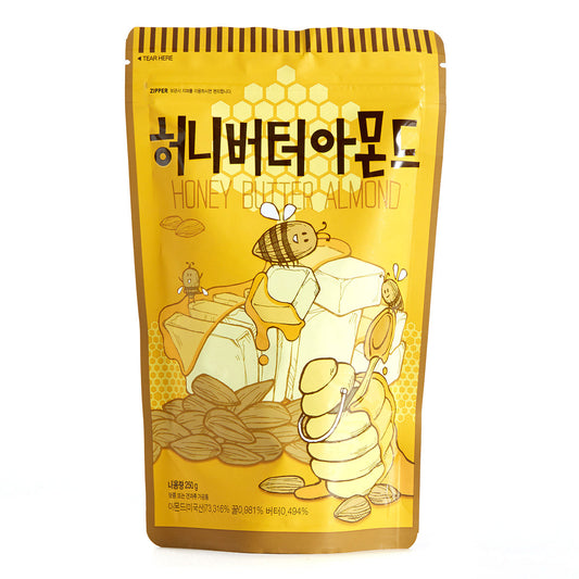 Honey Butter Almonds Nuts 210g