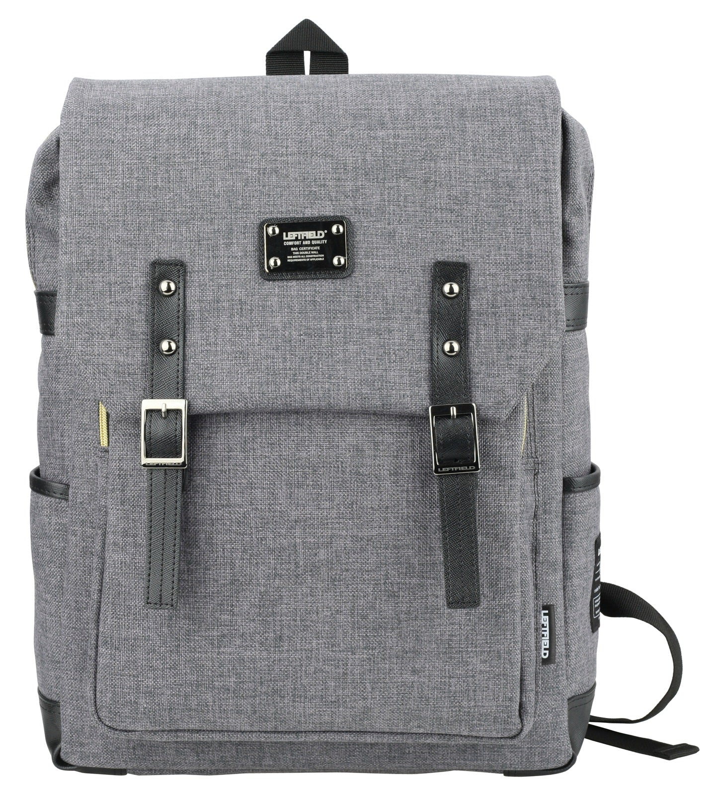 Gray Casual Rucksack Laptop Backpacks