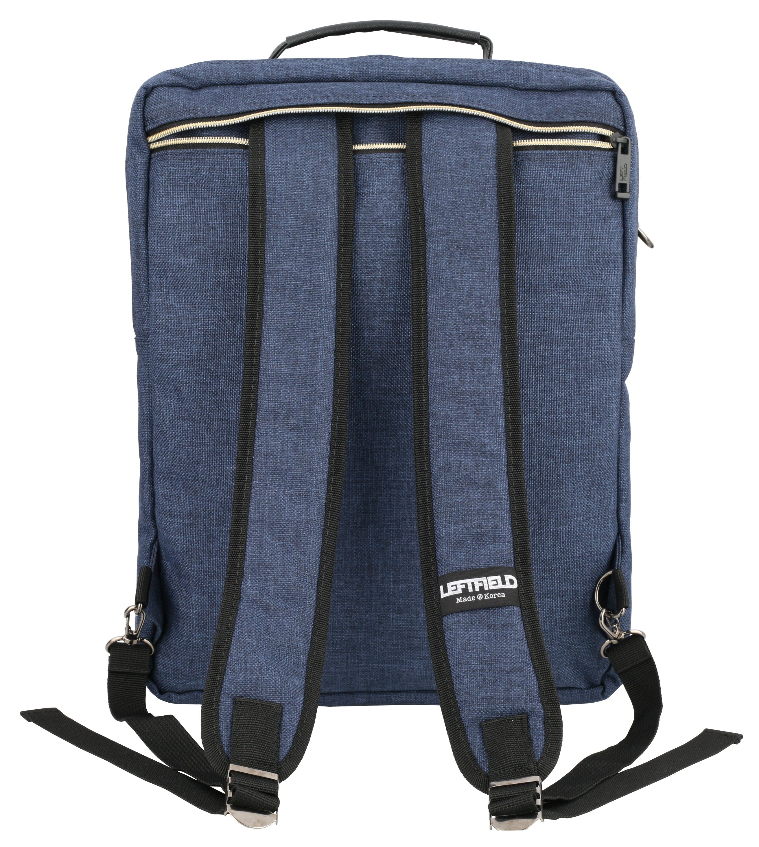 Navy Blue Canvas Satchel Cross Body Backpacks