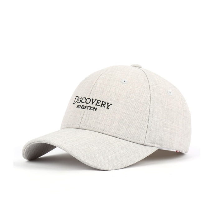 Gray Discovery Graphic Baseball Caps