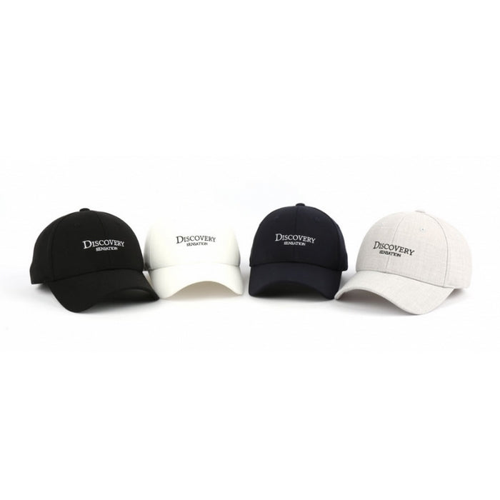 Gray Discovery Graphic Baseball Caps