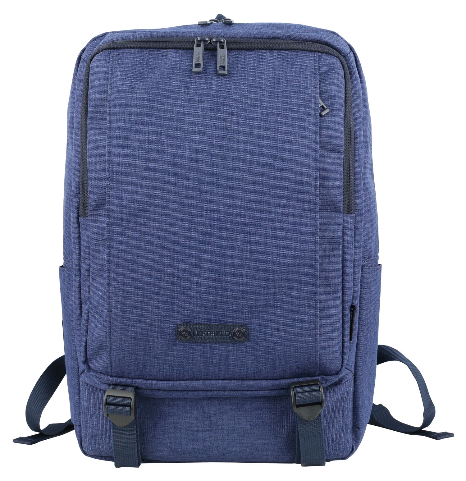 Navy Blue Square Casual Canvas Business School Backpacks