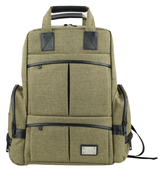 Khaki Green Novelty Casual Canvas Backpacks