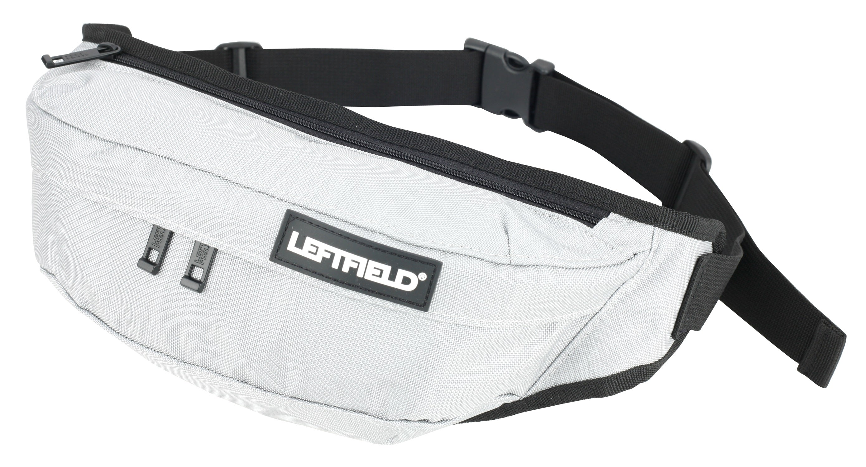 Gray Solid Hiking Waist Fanny Packs