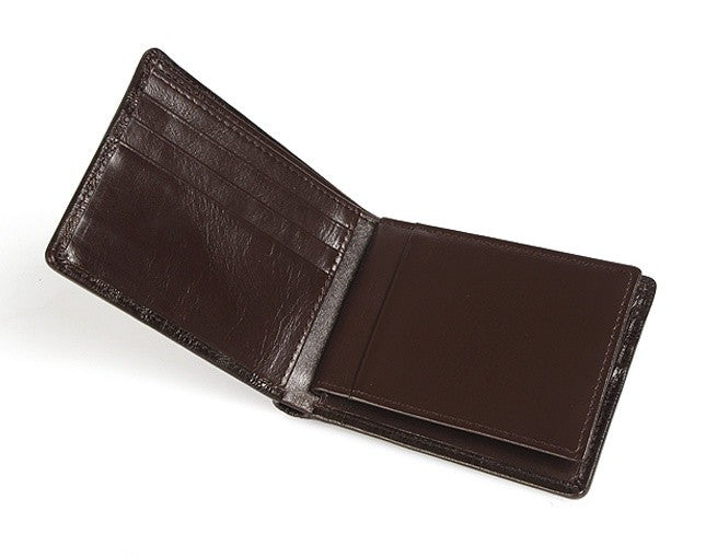 Brown Leather Bifold Wallets