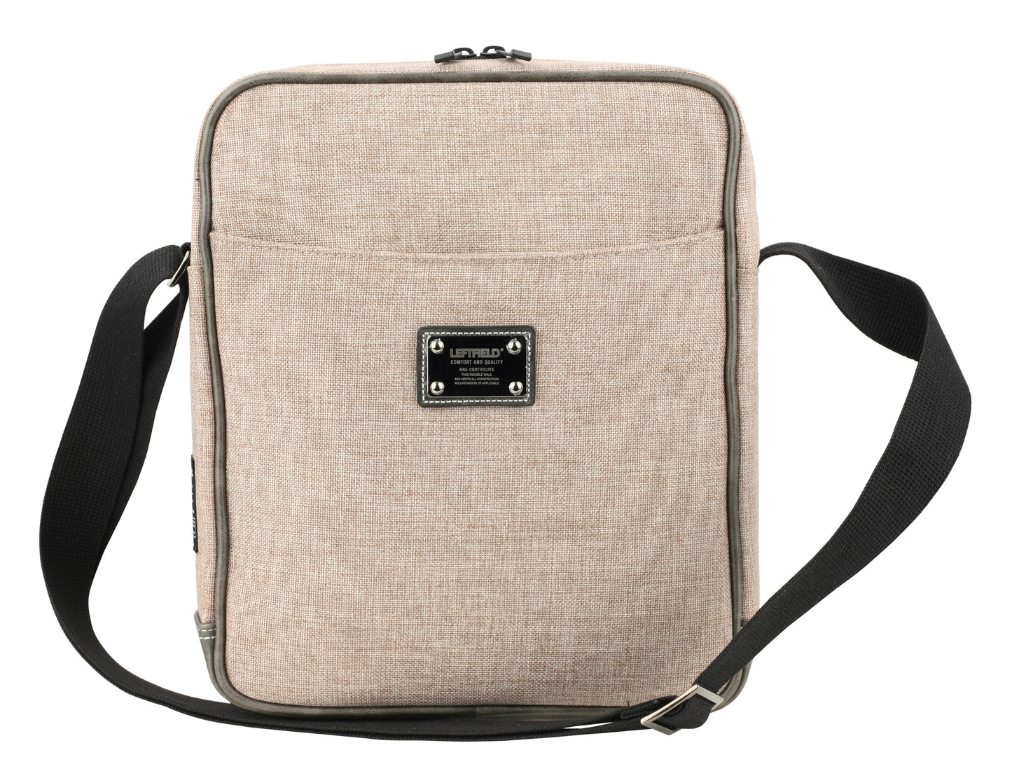 Beige Canvas Cross Body Bags