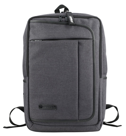 Black Square Canvas School Laptop Backpacks Travel Hiking Bags