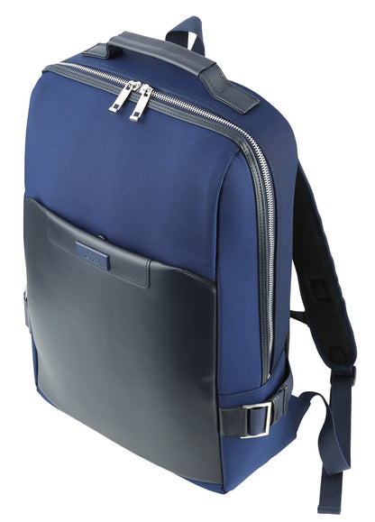 Navy Blue Hybrid Square Business Backpacks