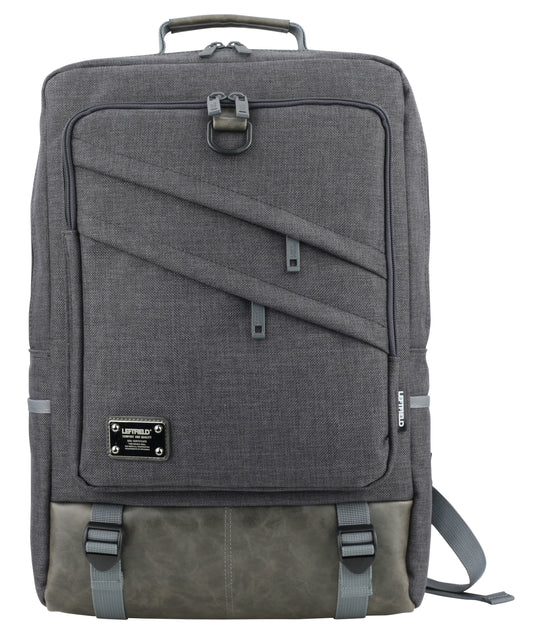 Black Large Canvas Casual Backpacks Daypack