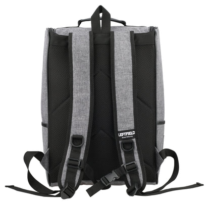 Gray Casual Canvas Laptop Rucksacks Backpacks