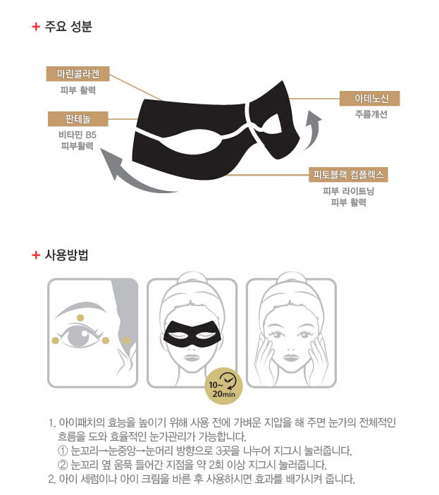 Mediheal Black Eye Anti-Wrinkle Masks 3 Sheets