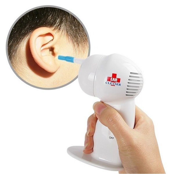 2 Pieces Ear Cleaners Wax Removers Cordless Vacuum Painless Suction Made in Korea Children Senior non-toxic silicone tube infections