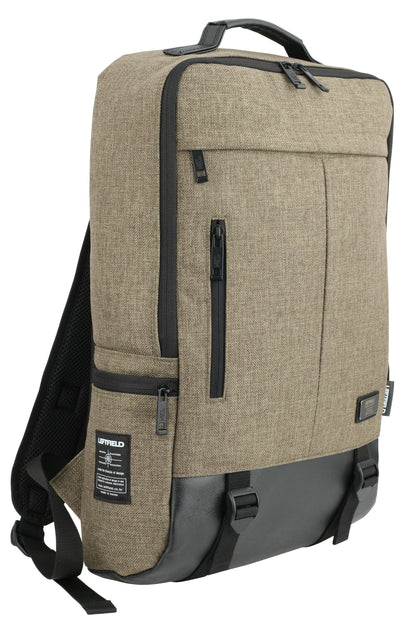 Khaki Green Square Laptop School Backpacks