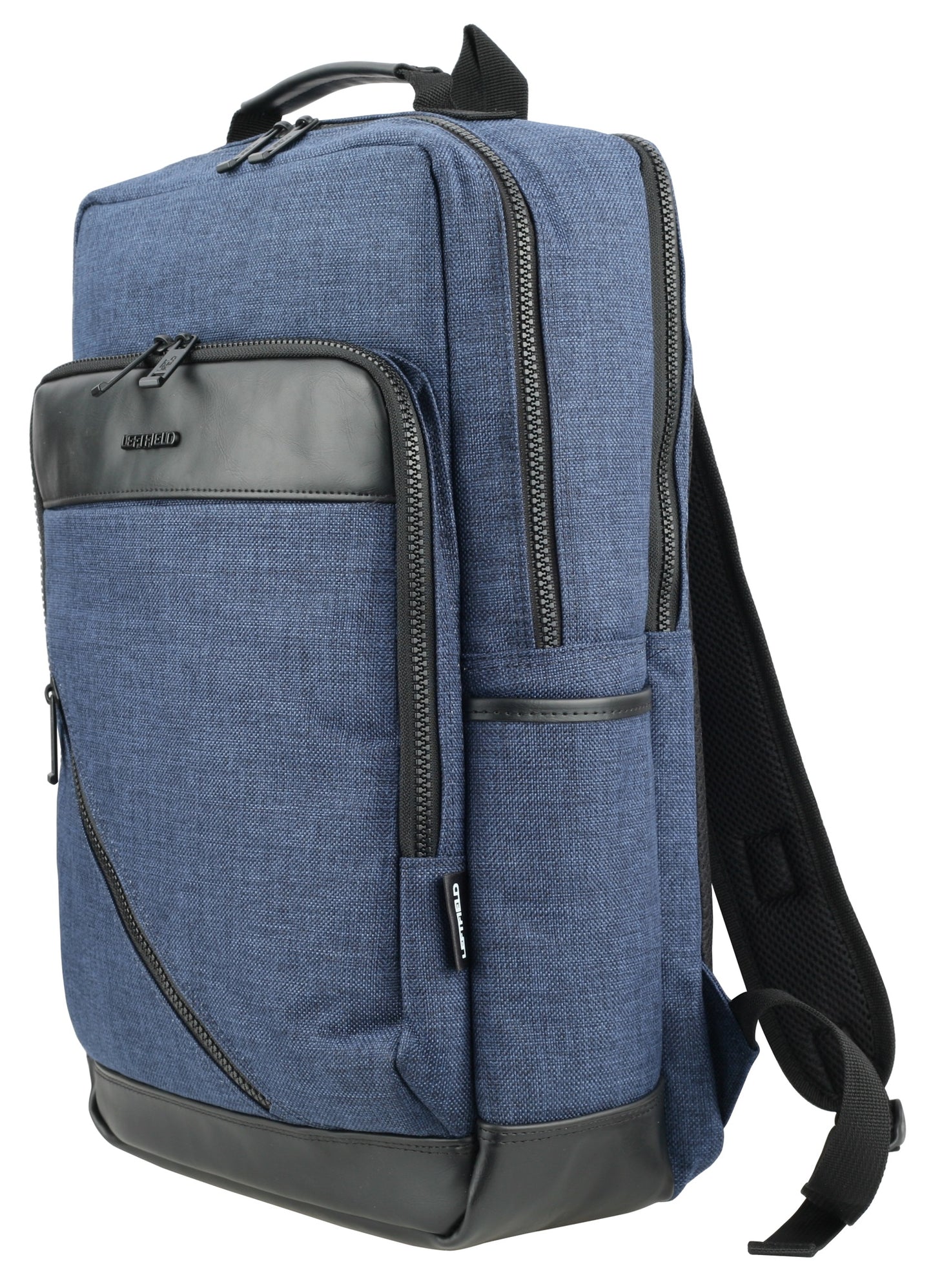 Navy Blue Casual Canvas Business Backpacks Laptop School Bookbags