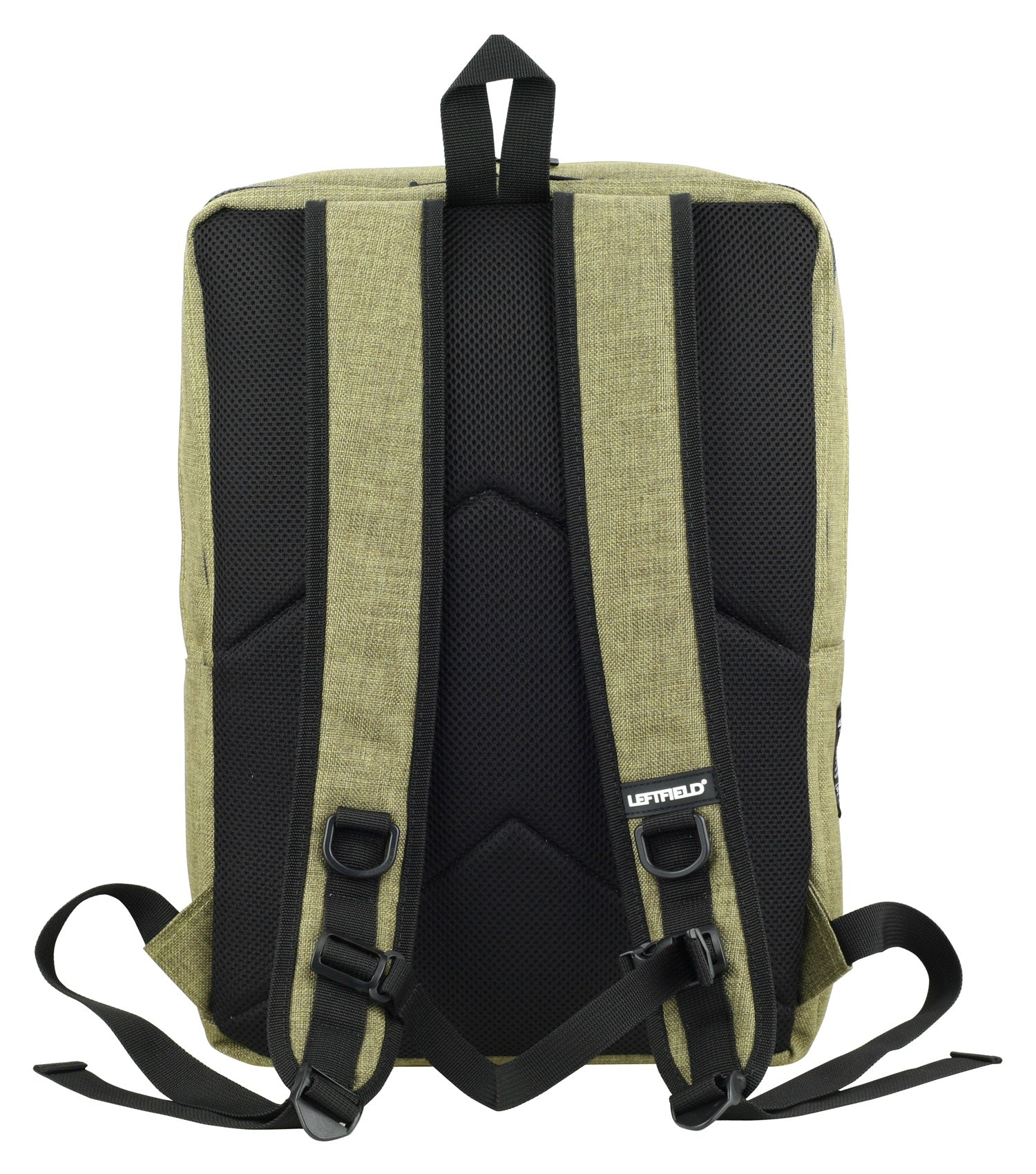 Khaki Green Canvas Backpacks School Laptop Travel Camping Rucksacks