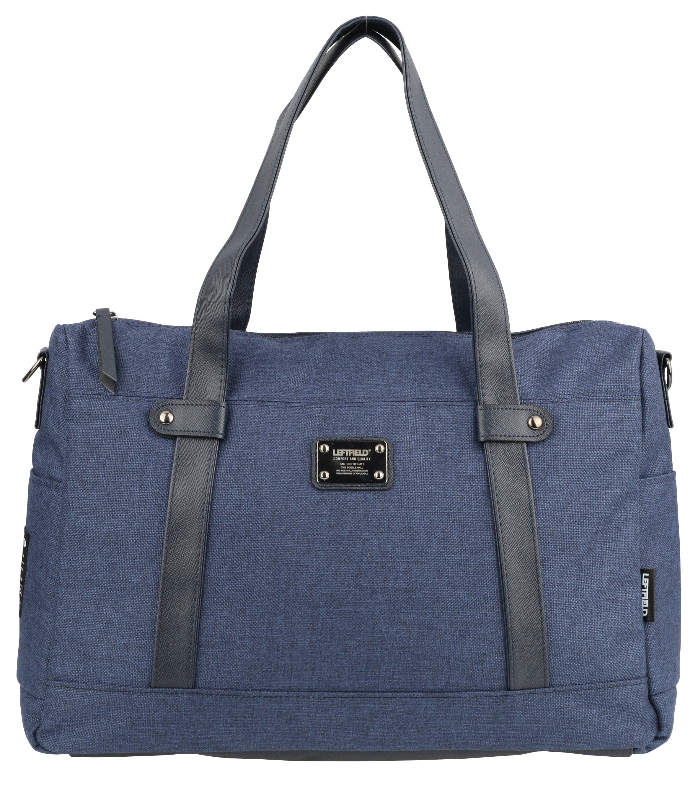 Navy Blue Canvas Totes Cross Body Bags