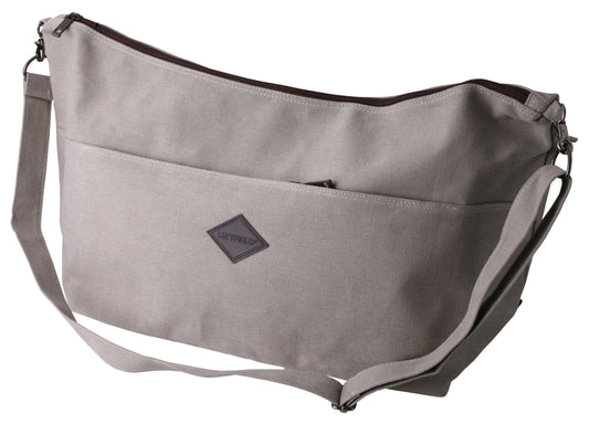 Beige Canvas Crossbody Shoulder Bags