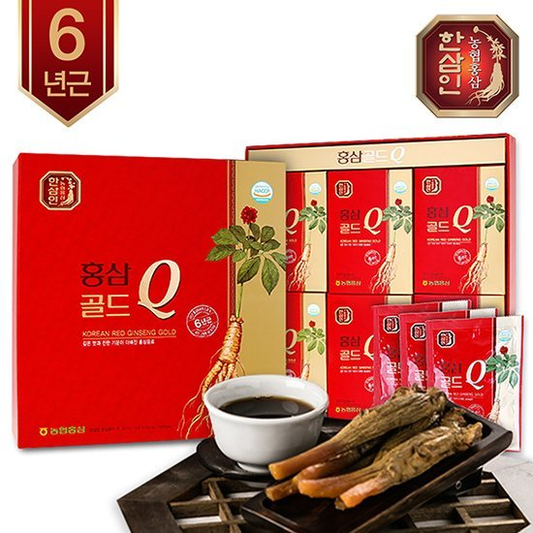 Hansamin Korean Red Ginseng Gold Q Drink