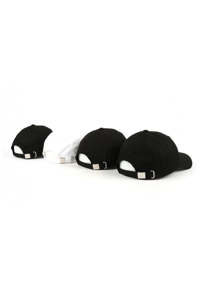 Black i Embroidery Baseball Caps Adjustbale Hats