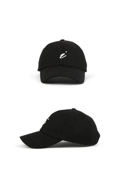 Black i Embroidery Baseball Caps Adjustbale Hats