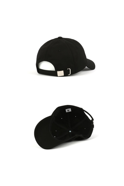 Black i Embroidery Baseball Caps Adjustbale Hats