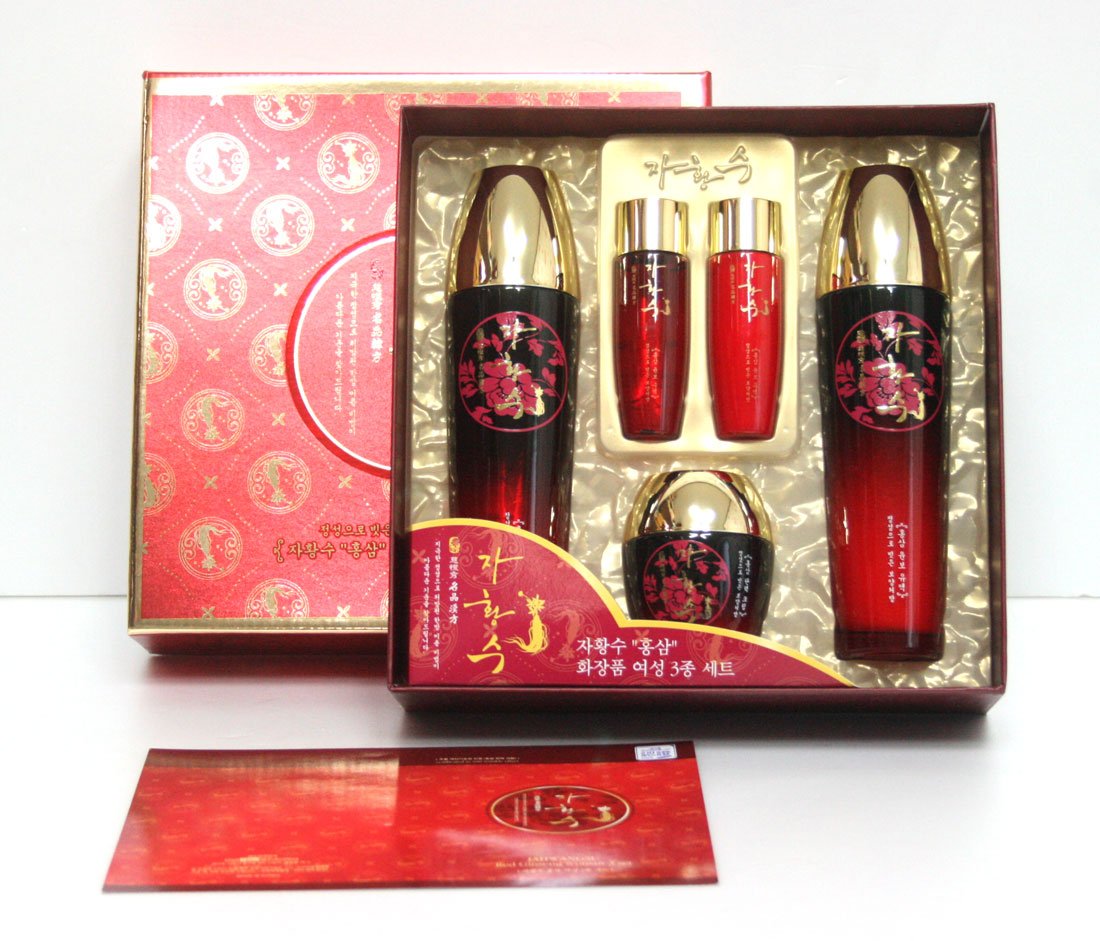 Jahwangsu Premium Red Ginseng 3pc Gift Sets skincare blood circulation