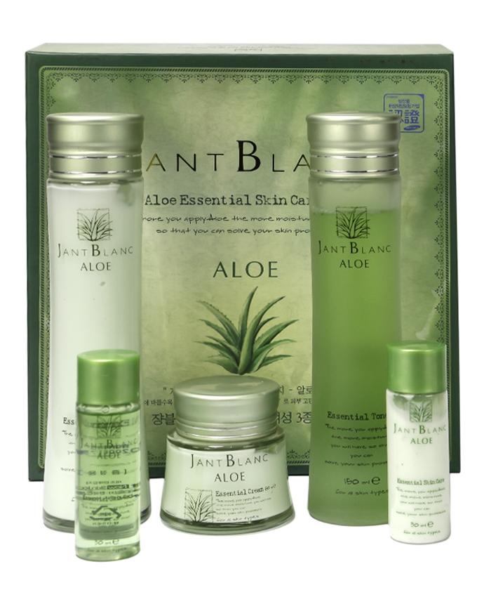 Jant Blanc Aloe Essential 3pc Gift Sets Korean Beauty Cosmetics Skin