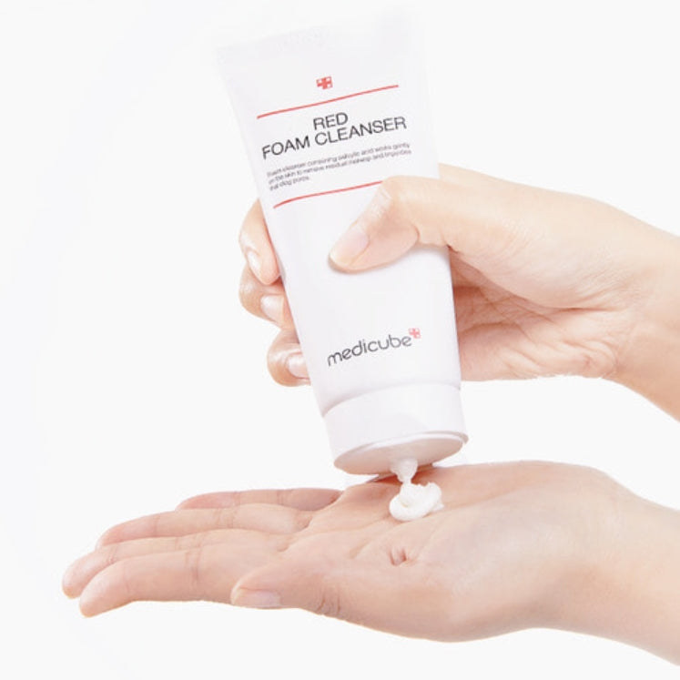 medicube RED FOAM CLEANSER 120ml Korean Skincare Facial Cosmetics Face