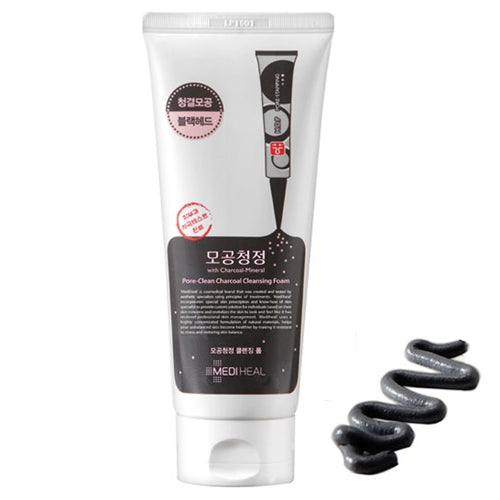 MEDIHEAL Pore-Clean Charcoal Cleansing Foam 170ml