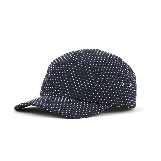 Navy Blue Polka Dots Cadet Caps