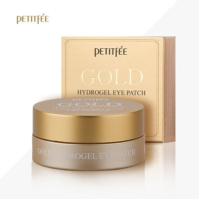 PETITFEE Gold Hydrogel Eye Patches 60 Pads Korean Beauty Cosmetics