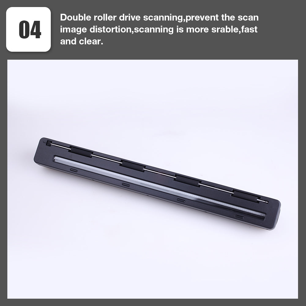 iScan Mini Portable Scanner 900DPI LCD Display JPG/PDF Format Document Image