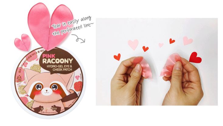 [Secret Key] Pink Racoony Hydro Gel Eye&Cheek Patch 30set (1.1gx60p)