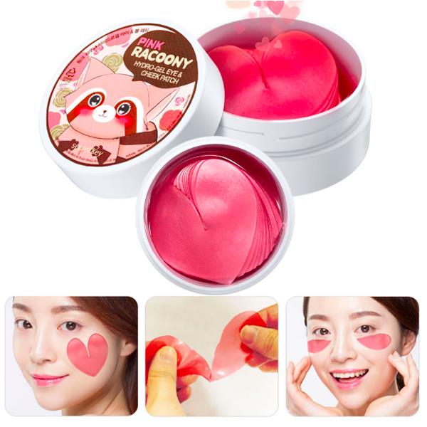 [Secret Key] Pink Racoony Hydro Gel Eye&Cheek Patch 30set (1.1gx60p)