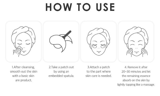 [Secret Key] Marine Racoony Hydro Gel EyeMulti Patch 90g (60packs) Korean