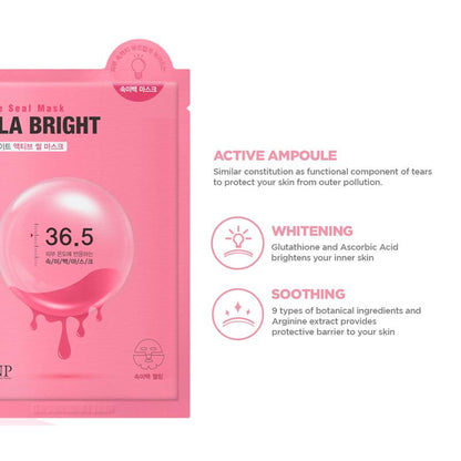 SNP Mela Bright Active Seal Mask (5 sheets) [ Made in Korea ]
