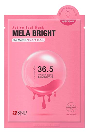 SNP Mela Bright Active Seal Mask (5 sheets) [ Made in Korea ]